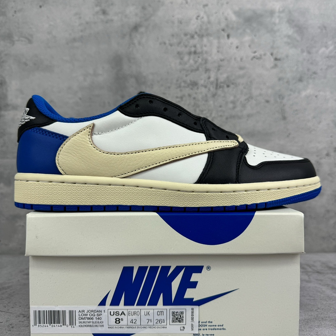 Chanel Jordan 1 Retro Low OG SP Fragment X Travis Scott