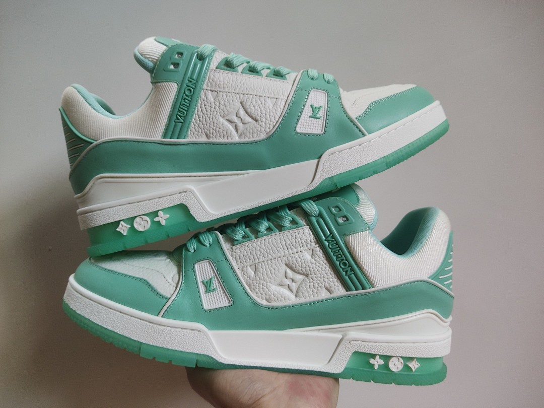 Louis Vuitton LV Trainer (Green White) - Image 7