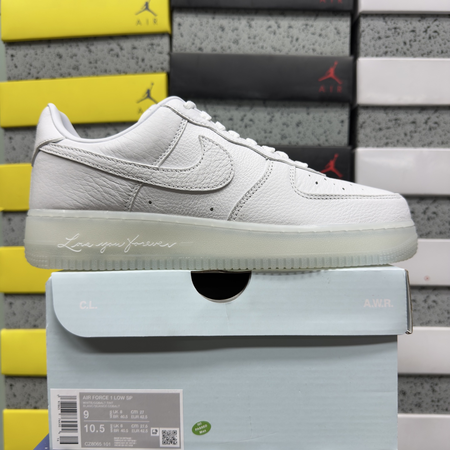 Nike Air Force 1 Low Drake NOCTA Certified Lover Boy White Cobalt Tint - Image 10