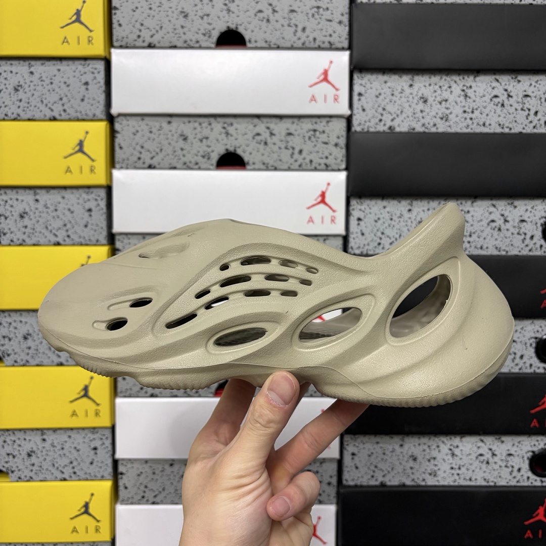 Adidas Yeezy Foam RNR Stone Salt Clogs - Image 8