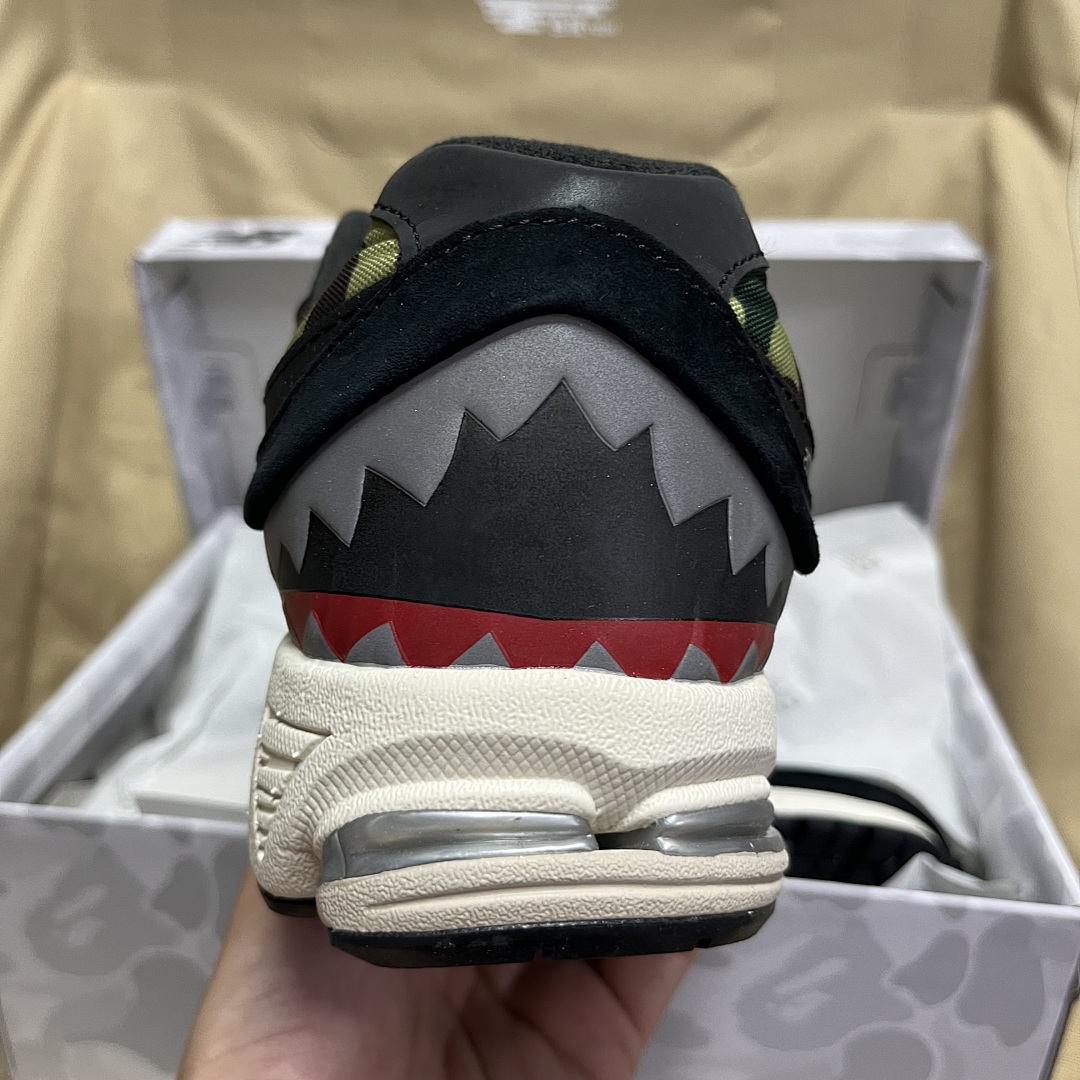 New Balance 2002R BAPE (Black) - Image 9