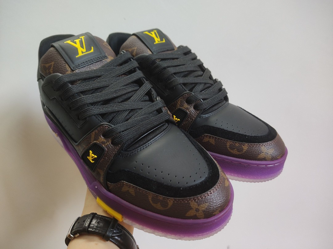 Louis Vuitton LV Trainer Monogram (Purple) - Image 7