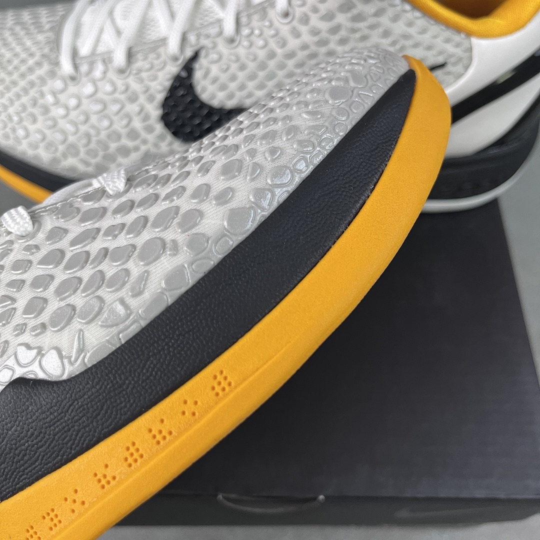 Nike Kobe 6 Protro Playoff Pack White Del Sol Playoffs (Black Yellow) - Image 8