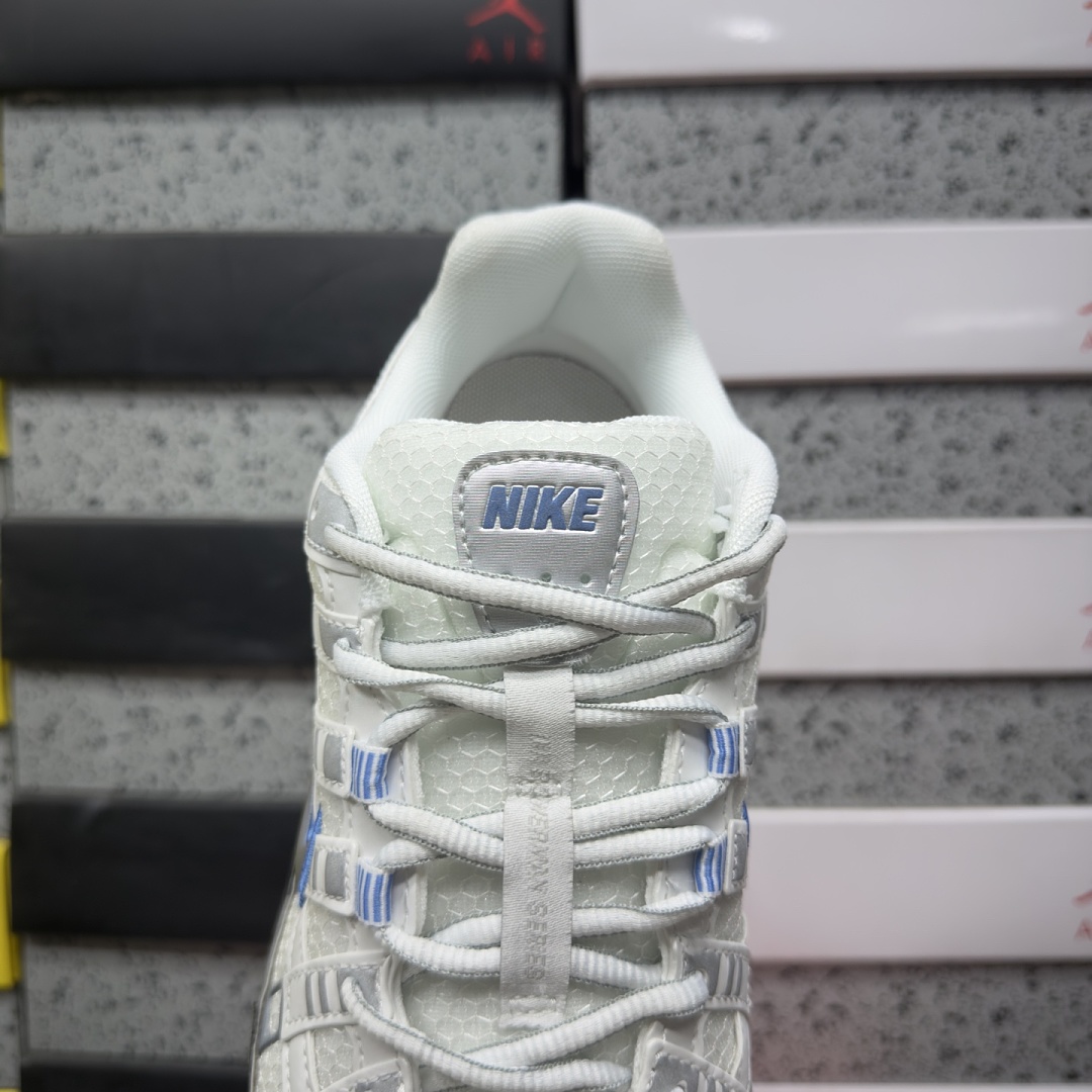 Nike P-6000 (White Metallic Silver Blue) - Image 5