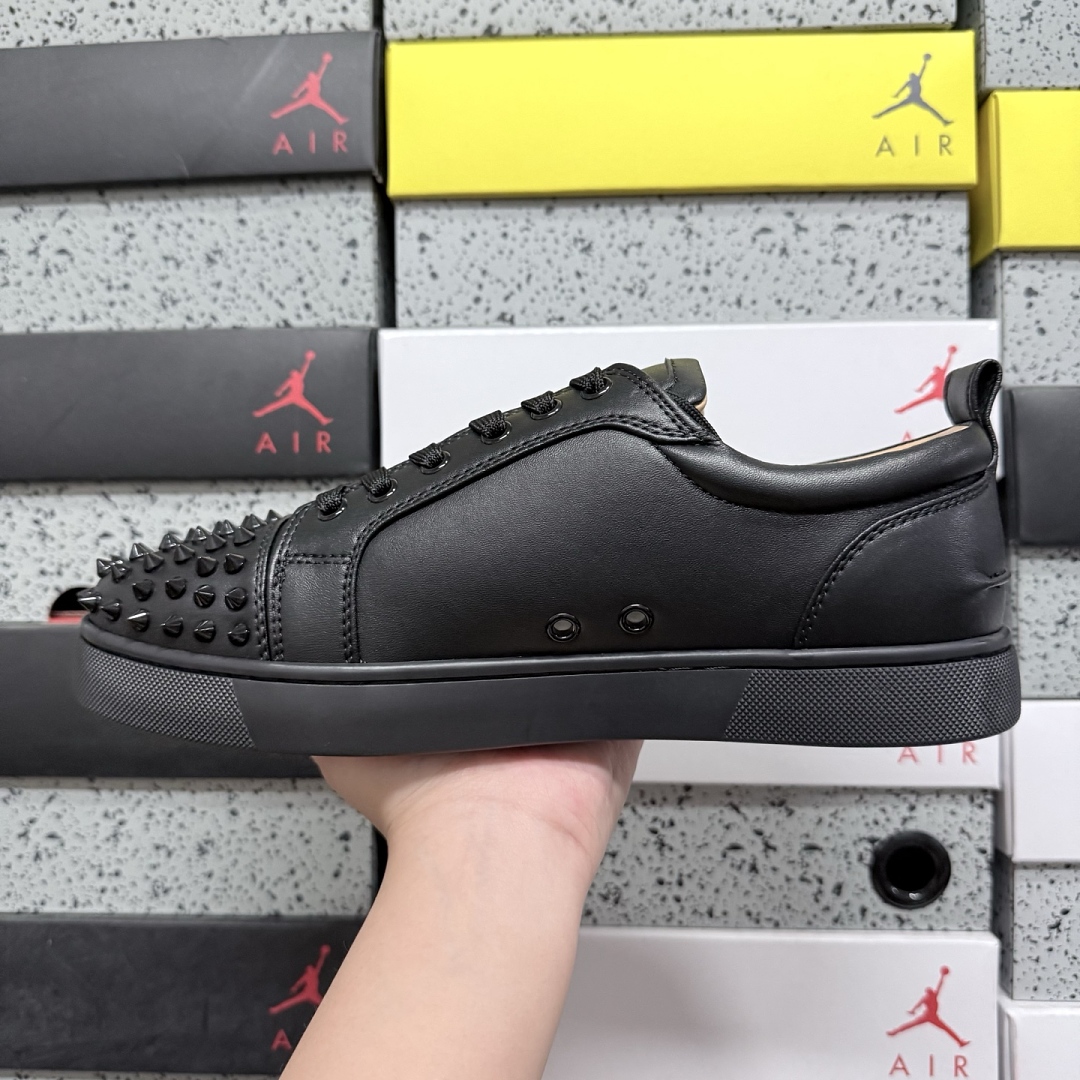 Christian Louboutin CL 1130573CM53 Black Patent Stud - Image 2