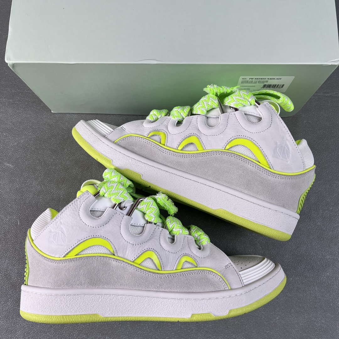 Lanvin FoShan Batch Lanvin Leather Curb Sneakers Three Generations - Image 122