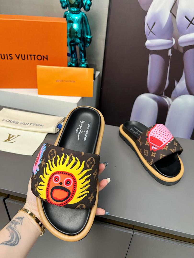Louis Vuitton Velcro Slippers - Image 5