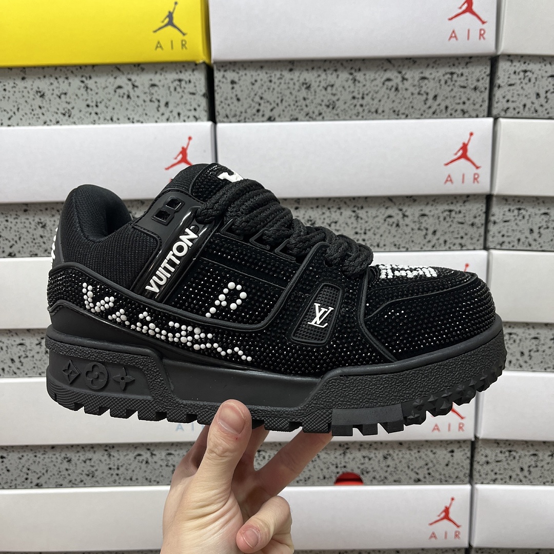 Louis Vuitton Trainer Maxi Rhinestone - Image 2