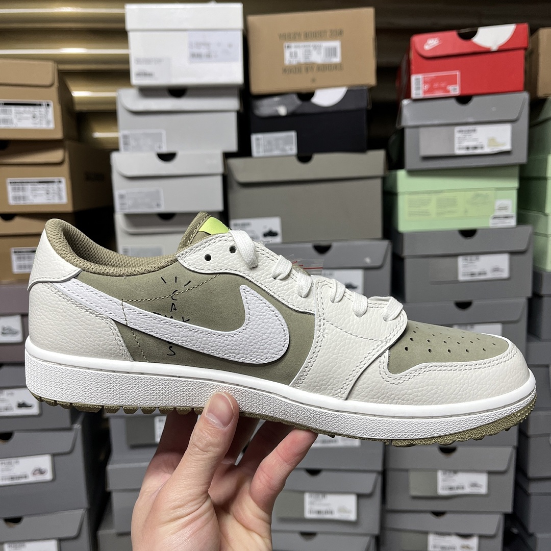 Nike Travis Scott Neutral Olive 6.0 Golf Reverse Swoosh - Image 9