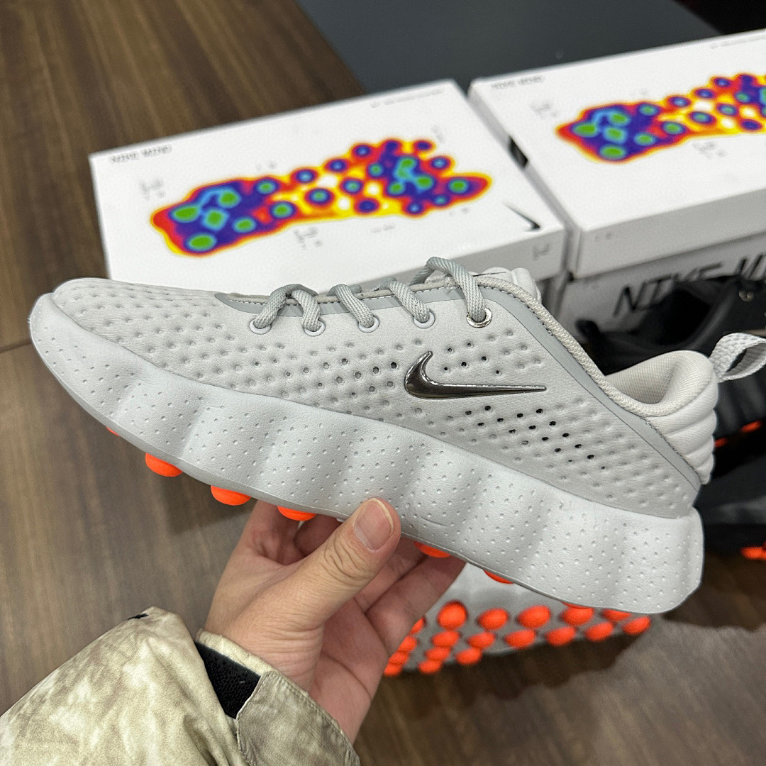 Nike Mind 002 Light Smoke (Grey) - Image 10