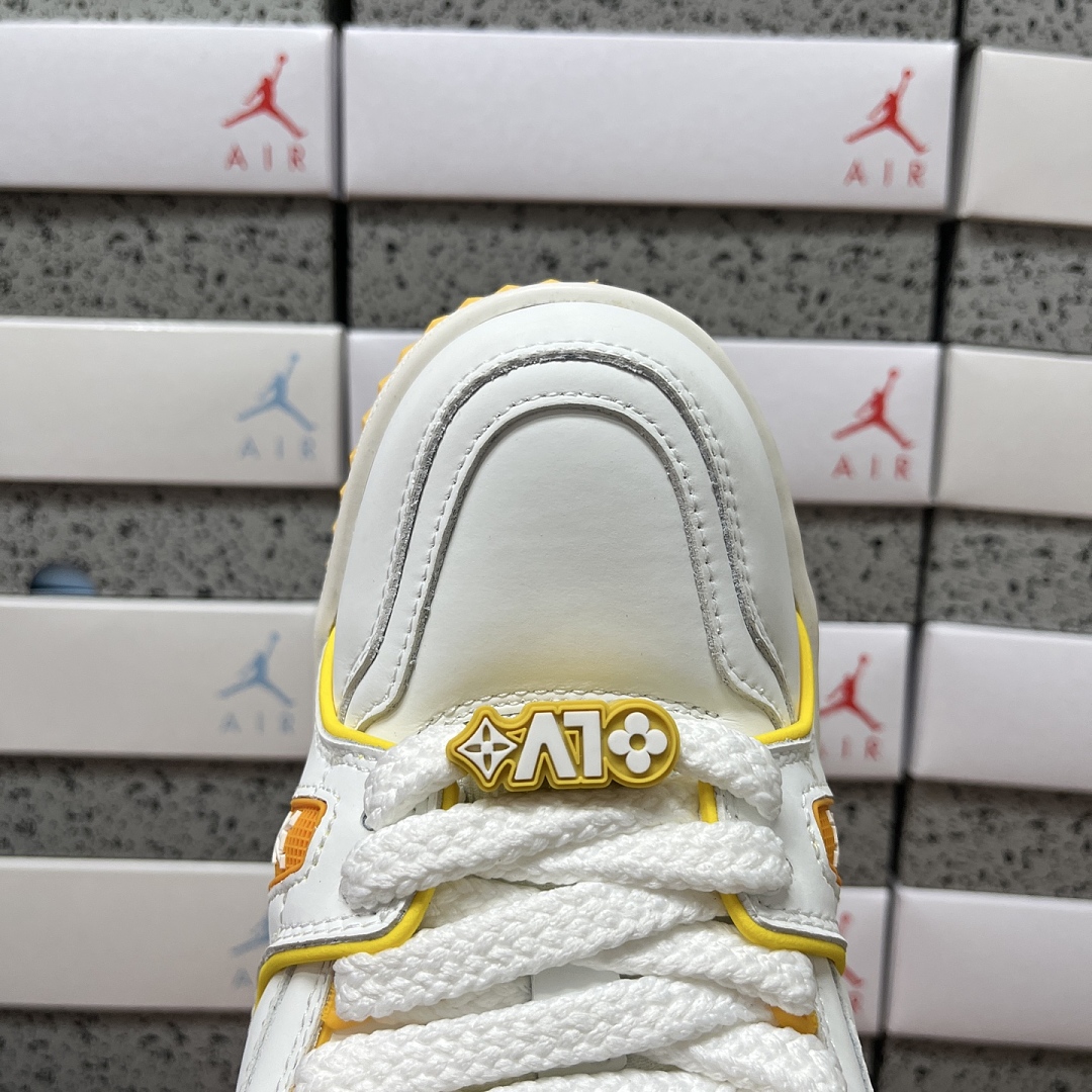 Louis Vuitton Trainer Maxi (Orange White) - Image 5