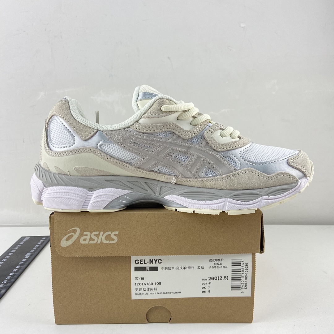 ASICS Gel-NYC White Oyster Grey NYC - Image 5