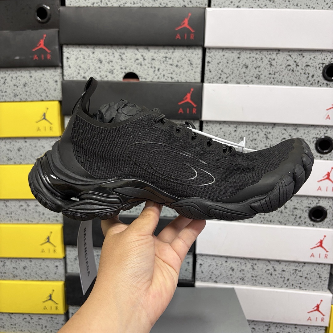 Balenciaga Anatomic Runner 5845 Gloss Black 20.0 - Image 9