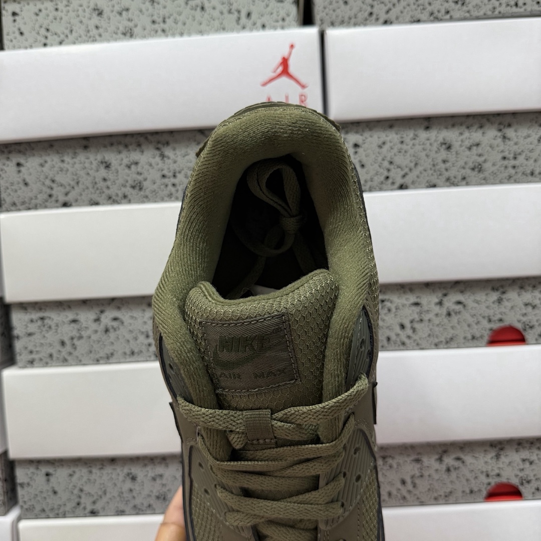 Nike Air Max 90 Reflective Swoosh Medium Olive HQ3828-200 - Image 5
