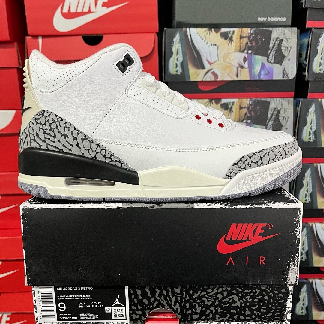Nike Jordan 3 Retro White Cement Reimagined