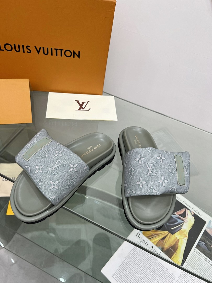 Louis Vuitton Velcro Slippers - Image 5