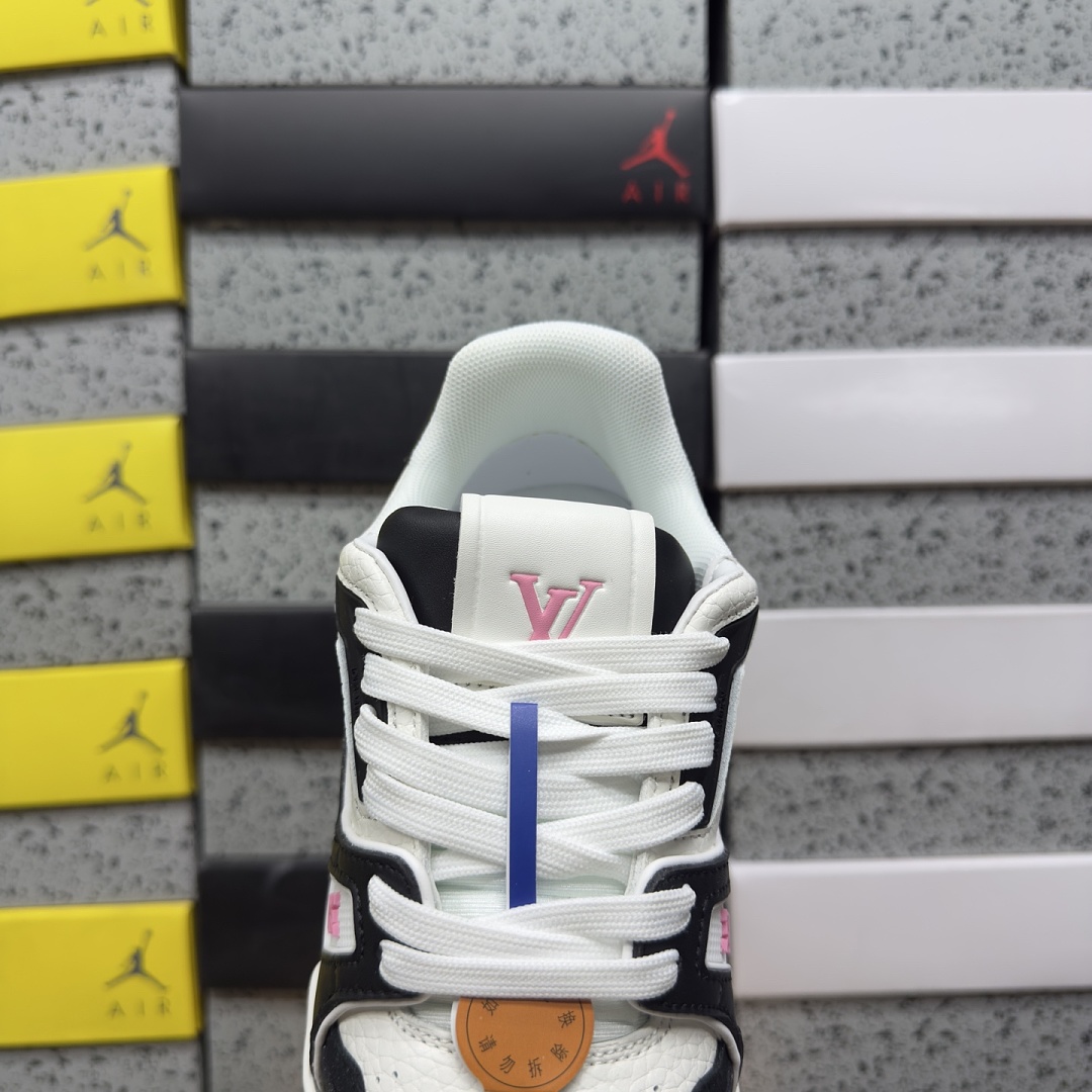Louis Vuitton Trainer Black Pink BLACK/ - Image 5