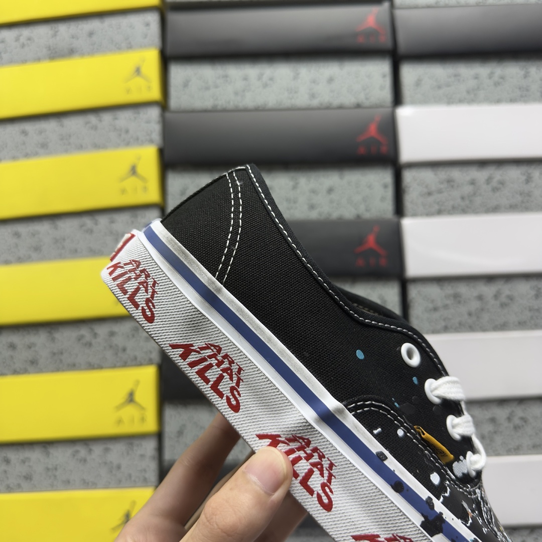 Vans Authentic Reissue 44 Gallery Dept. Art That Kills Black V - Image 9