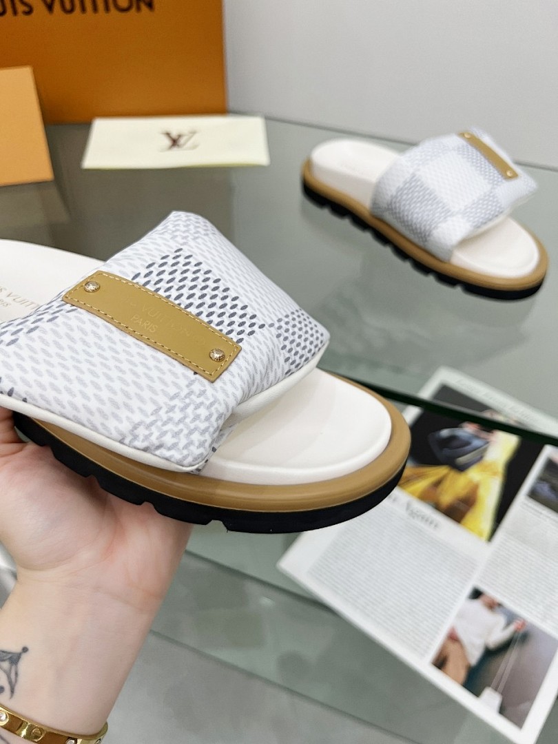Louis Vuitton Velcro Slippers - Image 8