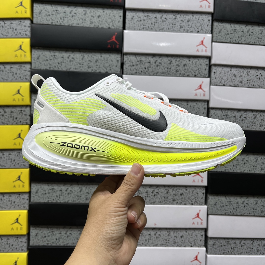 Nike Vomero 18 White Barely Volt (Black) - Image 2