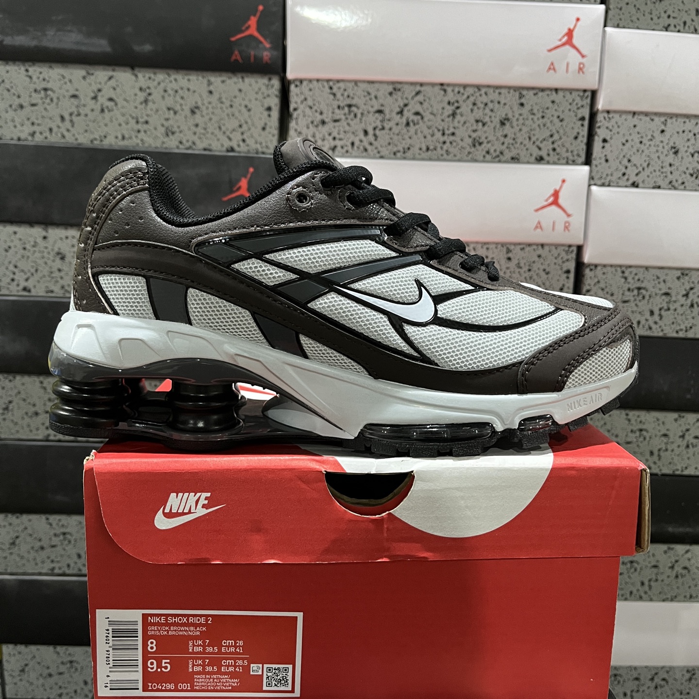 Nike Shox Ride 2 Light Smoke (Grey Black) - Image 11