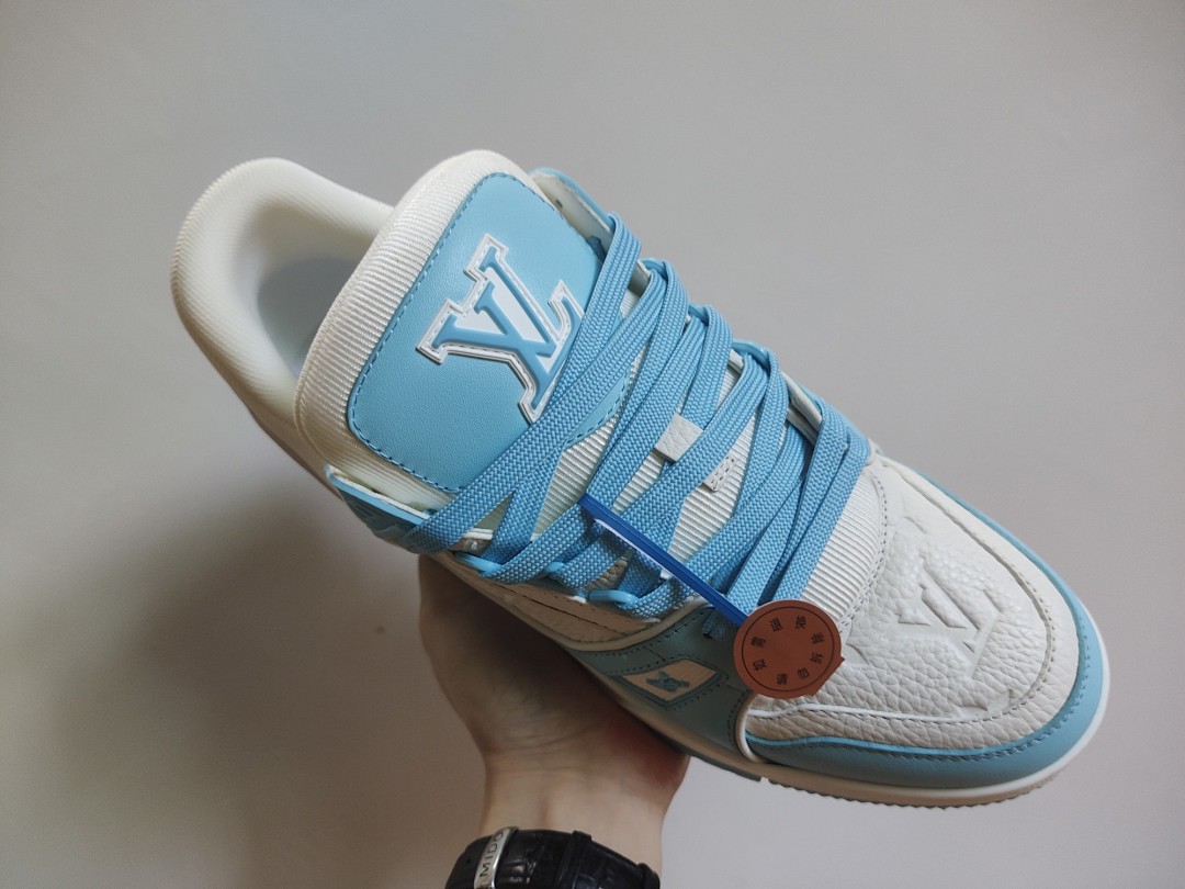 Louis Vuitton LV Trainer (White Sky Blue) - Image 5