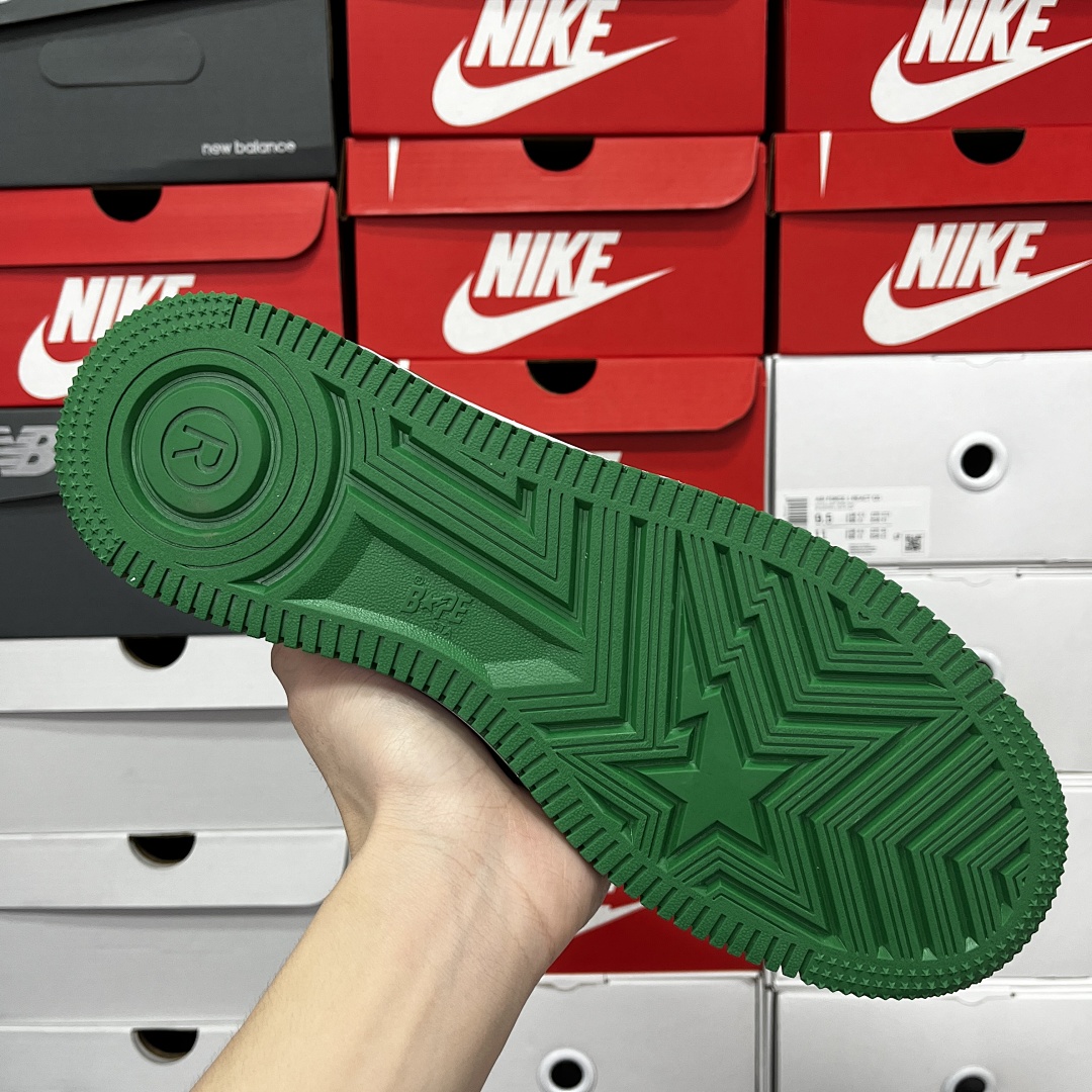 Bape A Bathing Ape Bape Sta Low (Green) - Image 7