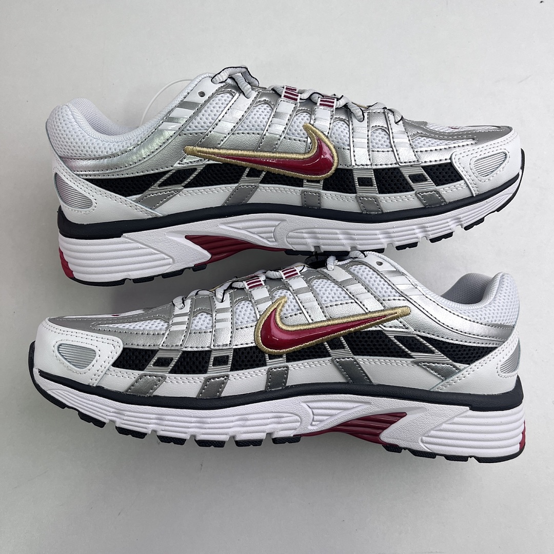 Nike P-6000 White Gold Red BV1021-101 - Image 2