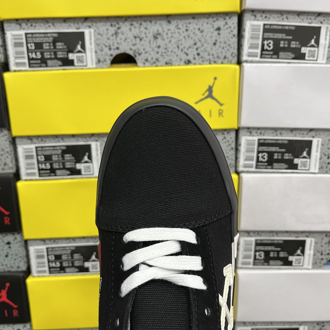 Off-White Abloh Vulc Low Top (Black) - Image 10