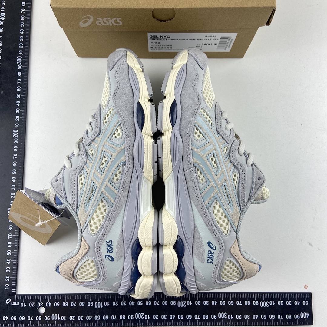 ASICS Gel-NYC Ivory Mid Grey NYC (Cream Light Blue) - Image 9