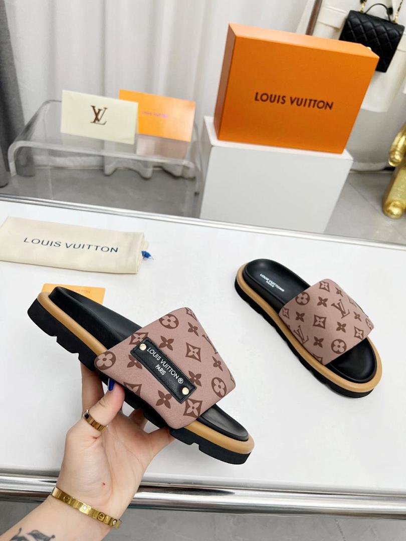 Louis Vuitton Velcro Slippers - Image 5