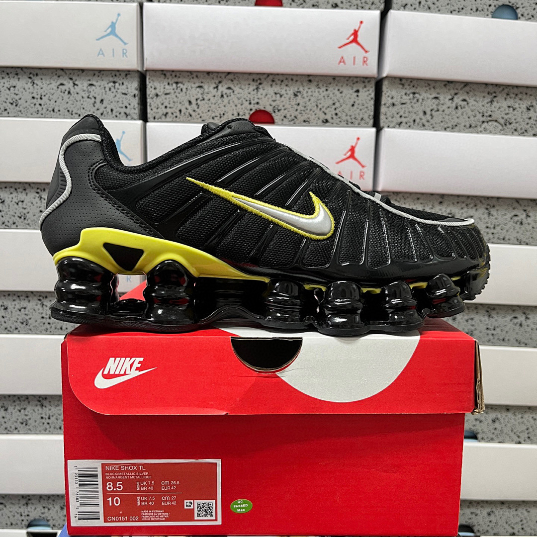 Nike Shox TL Black Dynamic (Yellow Metallic Silver)