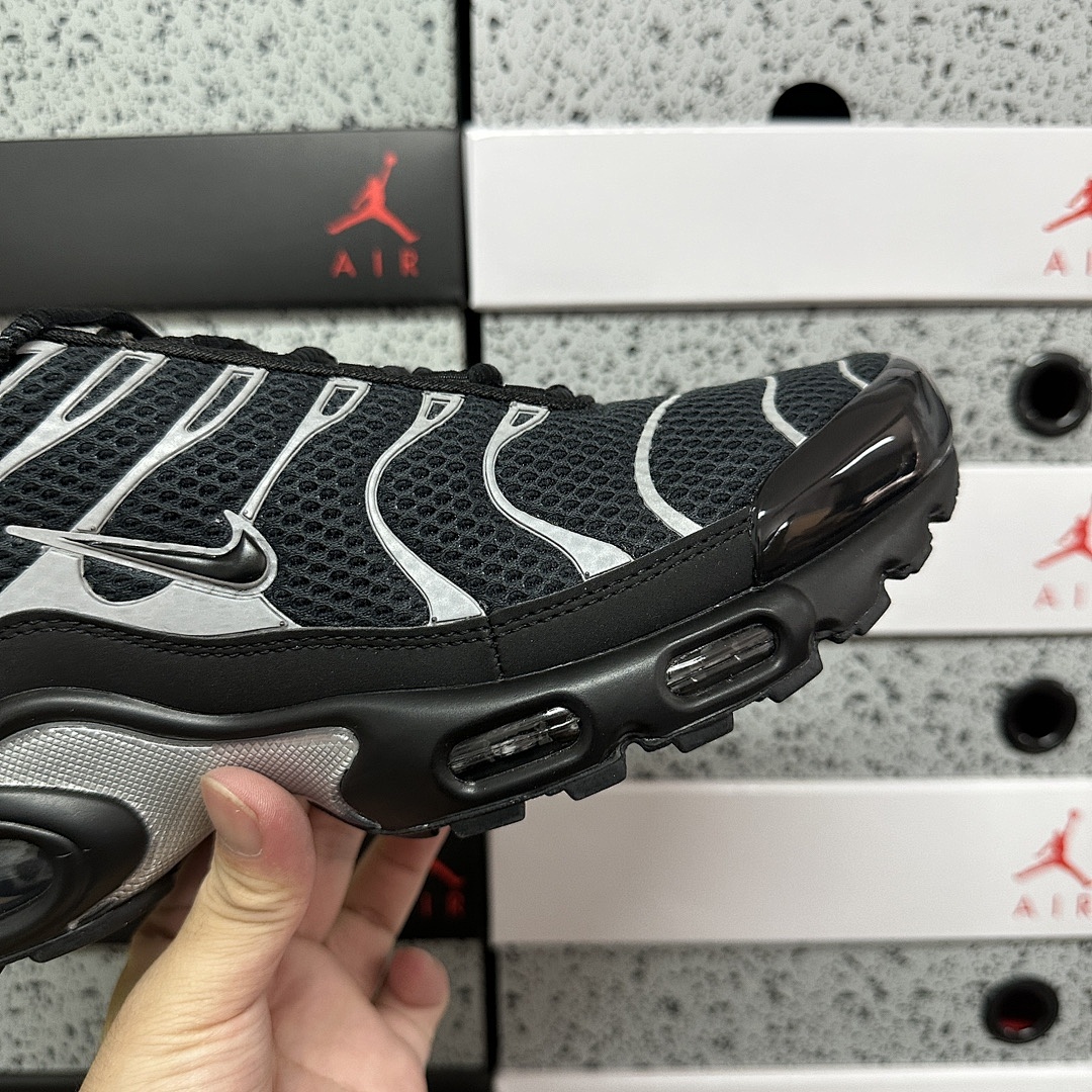Nike Air Max Plus Premium Black Reflective (Silver) - Image 7