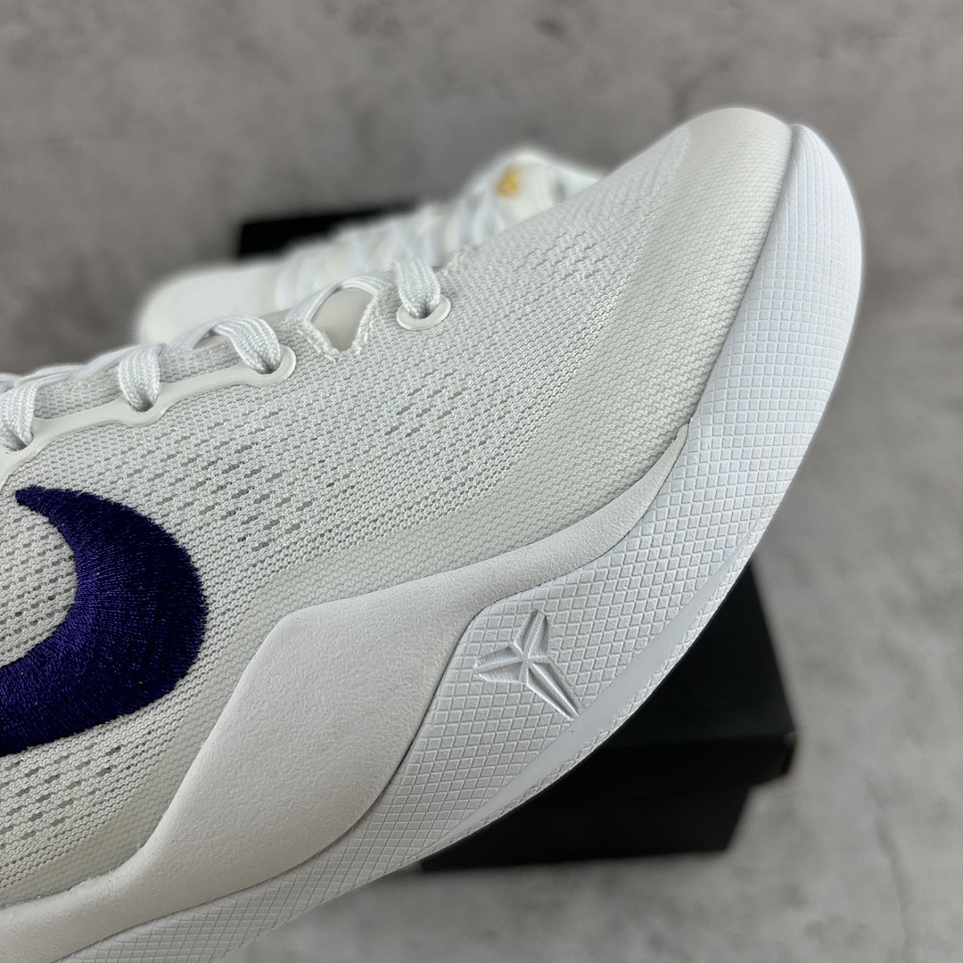 Nike Kobe 8 Protro Lakers Home ZK8 (White Purple) - Image 8