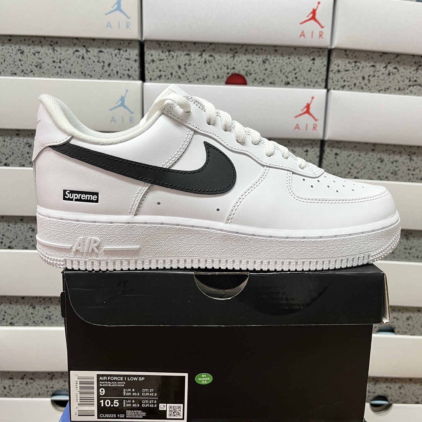 Other Air Force 1 Low Supreme White Black Sup - Image 10