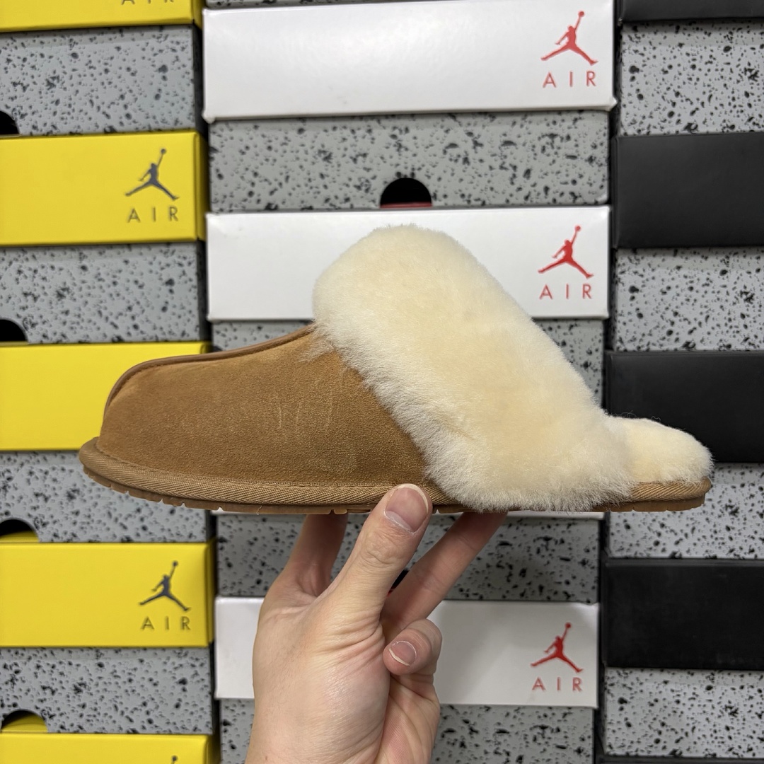 UGG Scuffette II Slipper Chestnu Thin Sole Slides -2550 - Image 9