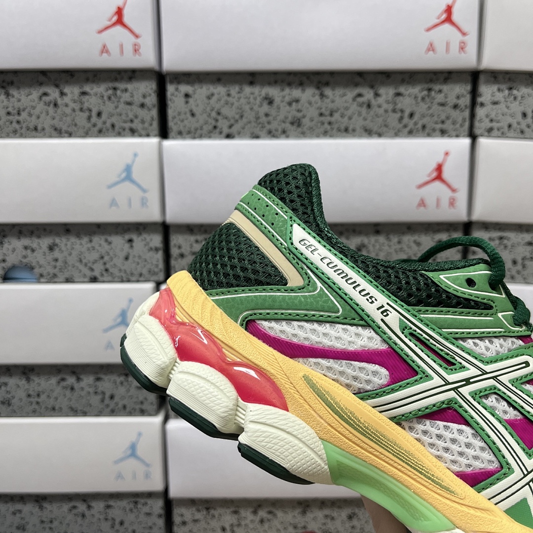 ASICS Gel-Cumulus 16 Green Cream Ivory - Image 7