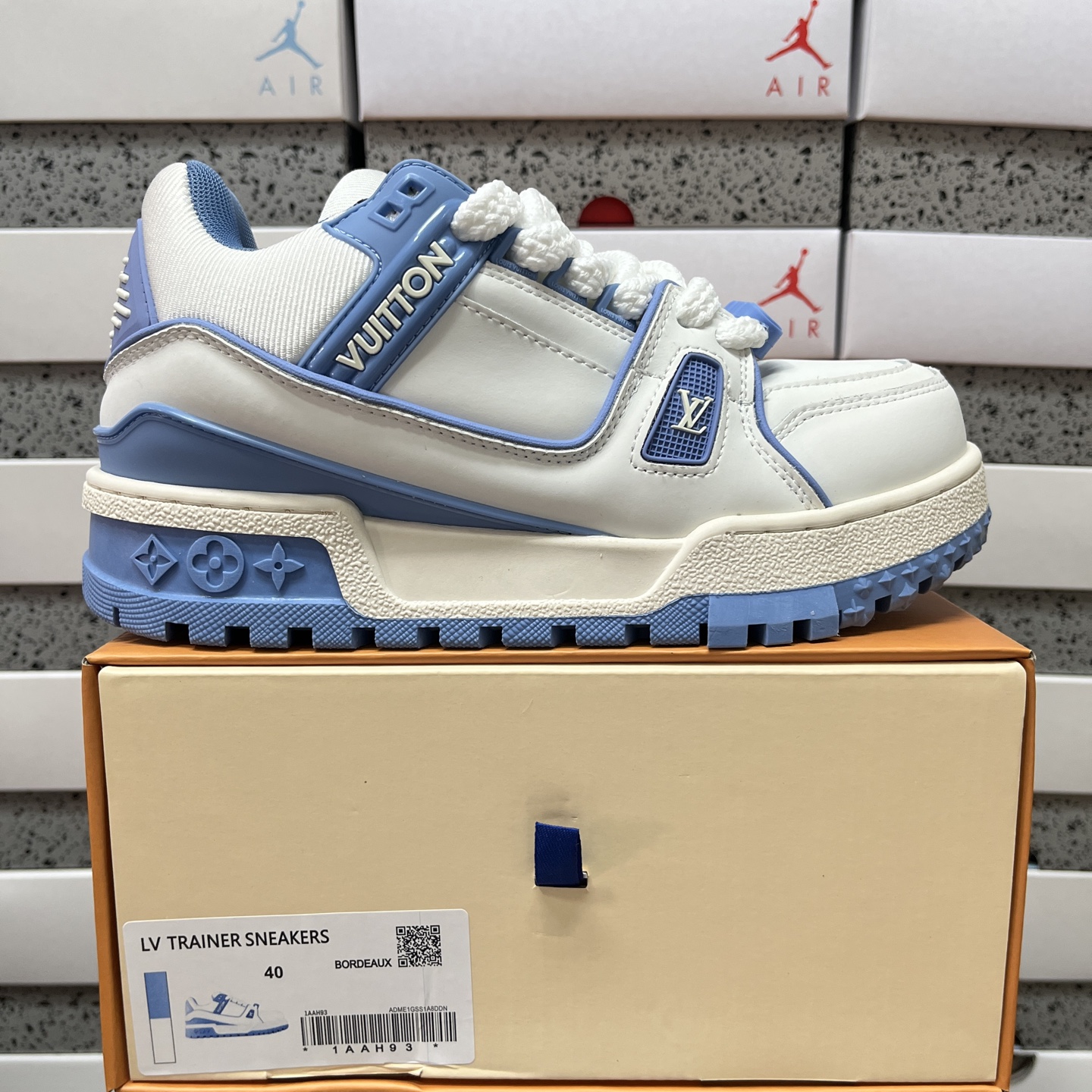 Louis Vuitton Trainer Maxi (White Blue) - Image 10