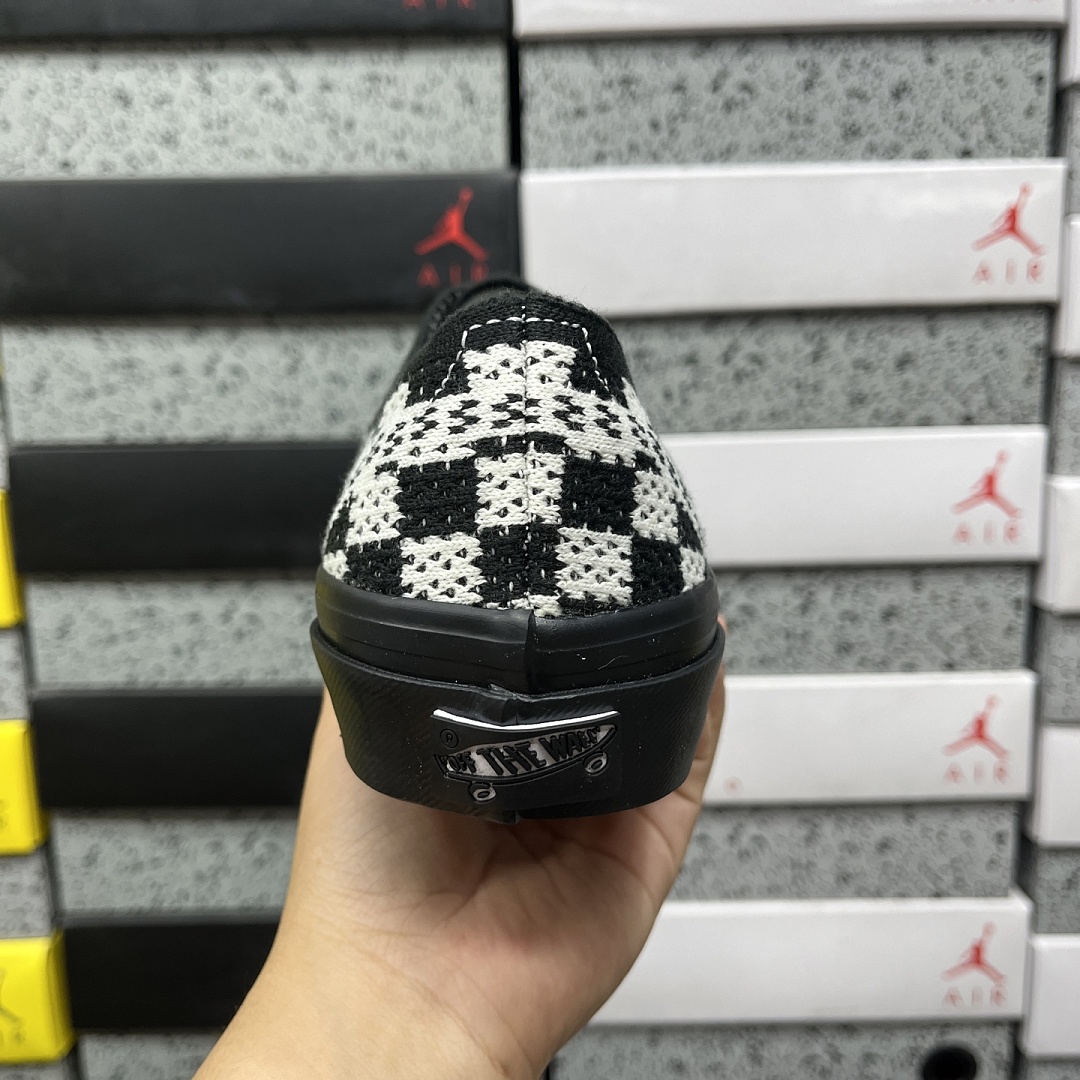 Vans LX Authentic 44 EK Punk Check Black Marshmallow V - Image 7