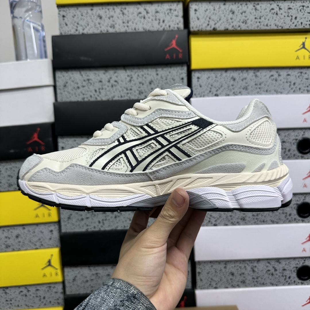 ASICS Gel-NYC White Grey Midnight 1203A788-101 - Image 5