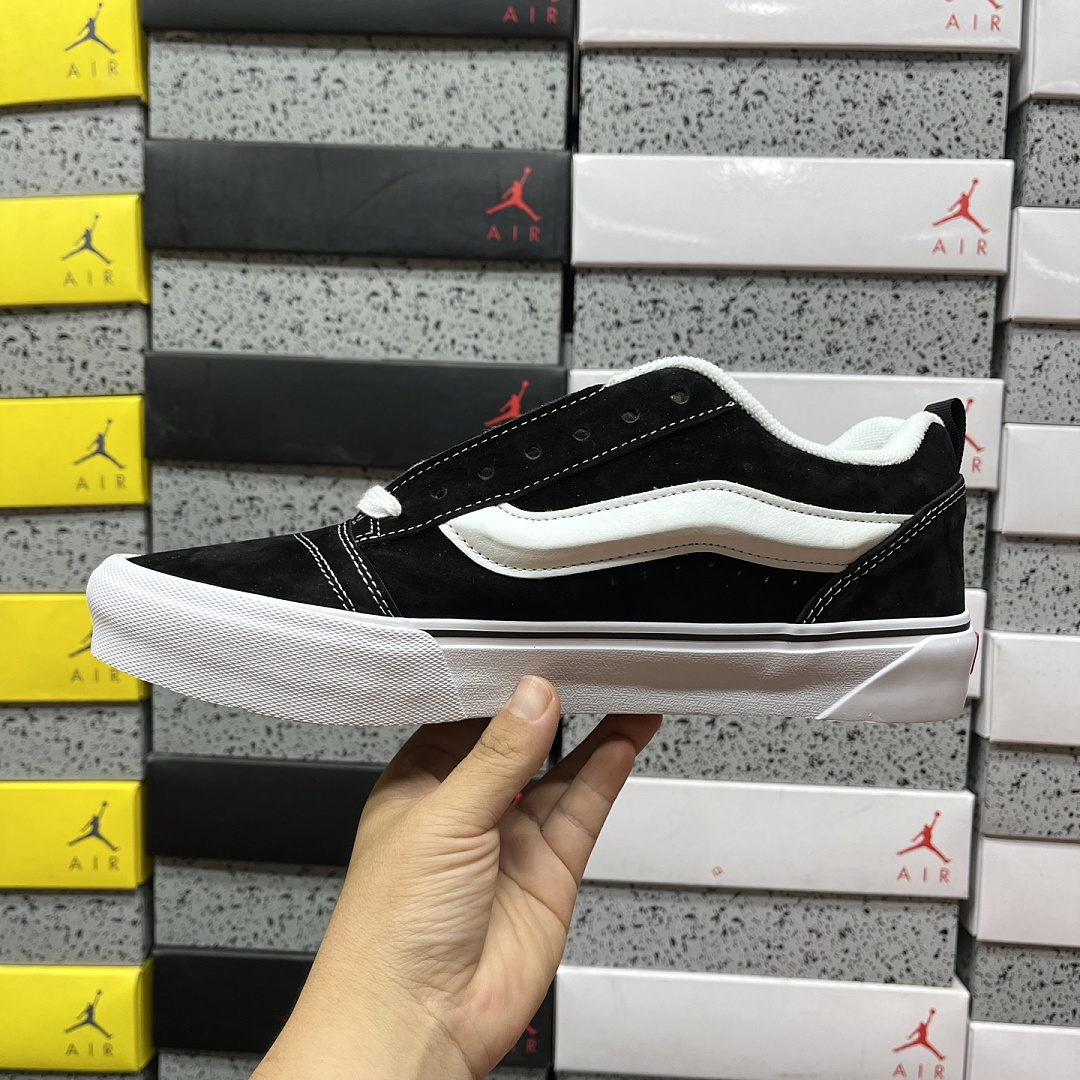 Vans Knu Skool (Black White VN) - Image 8