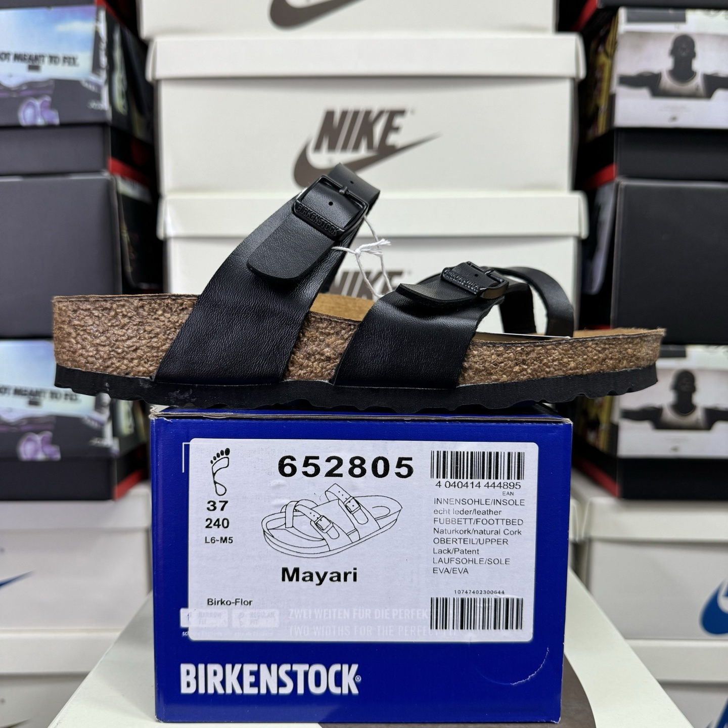 Birkenstock Birken Arizona Birkibuc Double Buckle Flip Flops - Image 10