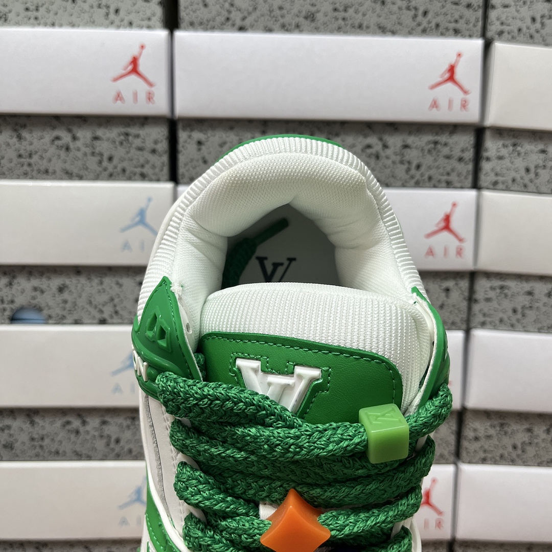 Louis Vuitton Trainer Maxi (White Green) - Image 2