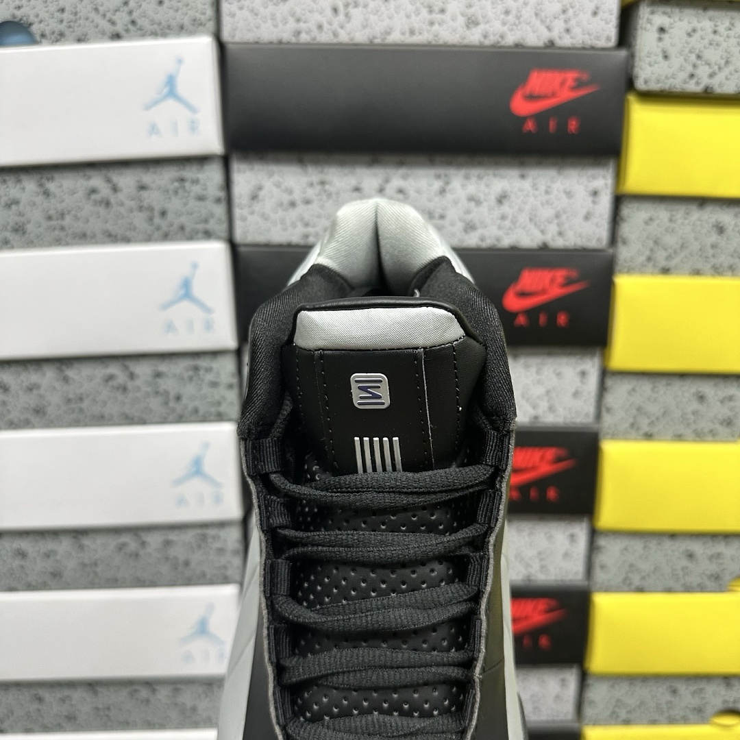 Nike Shox BB4 Black Silver Lapis - Image 4
