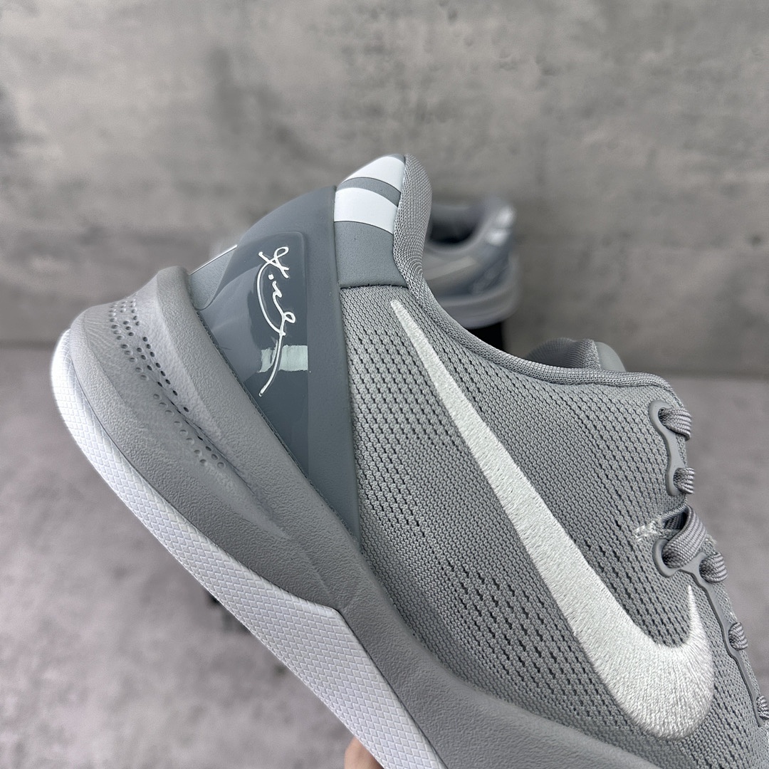 Nike Kobe 8 Protro Wolf Grey ZK8 - Image 3