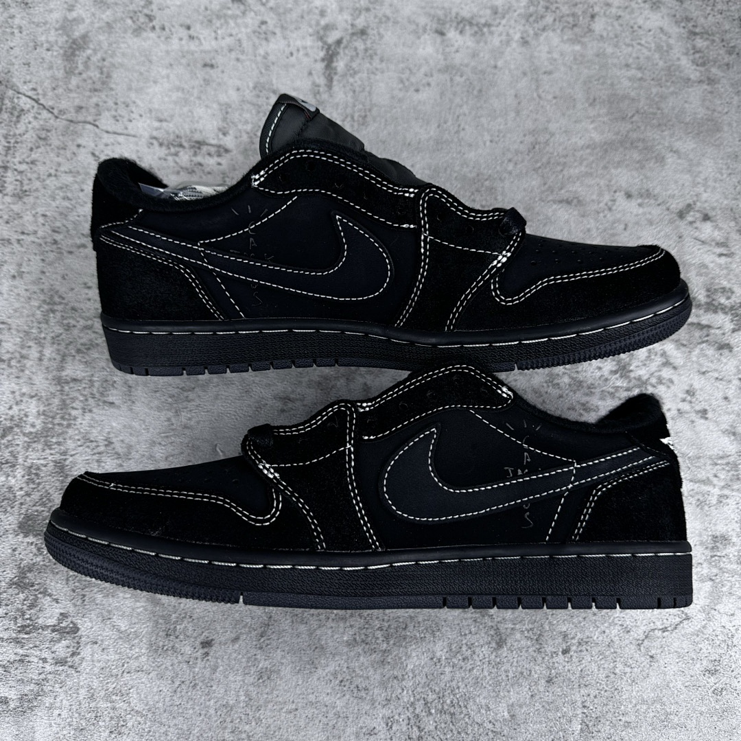 Chanel Jordan 1 Retro Low OG SP Travis Scott Black Phantom - Image 2