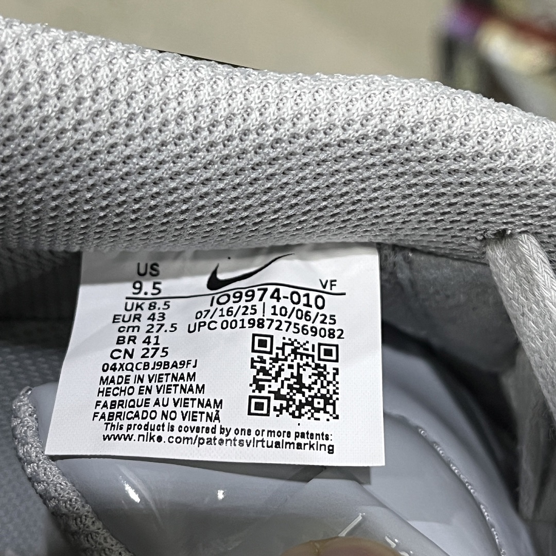 Nike Air Force 1 Low Syna Central Cee Black White Smoke (Grey) - Image 3