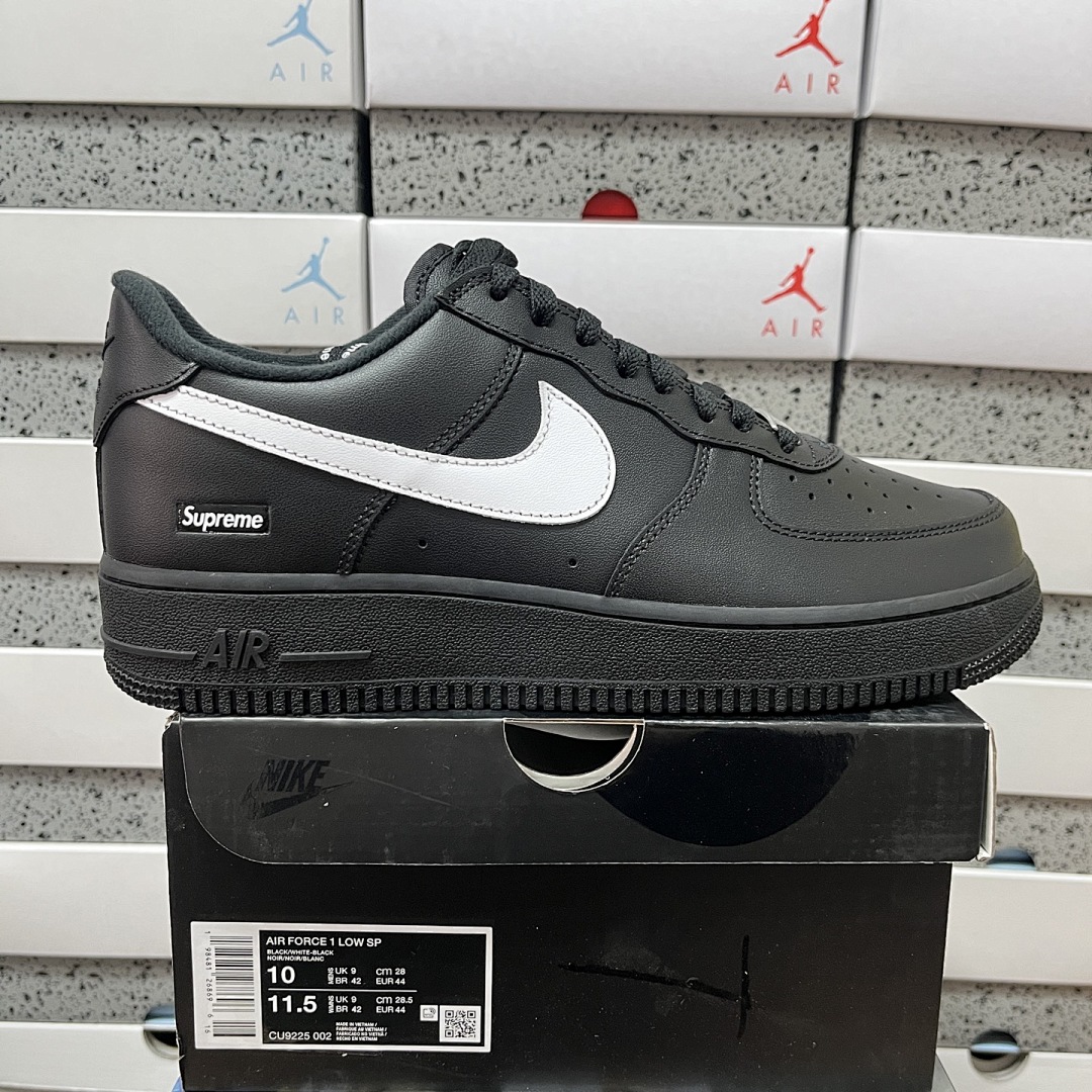 Nike Air Force 1 Low Supreme (Black White)
