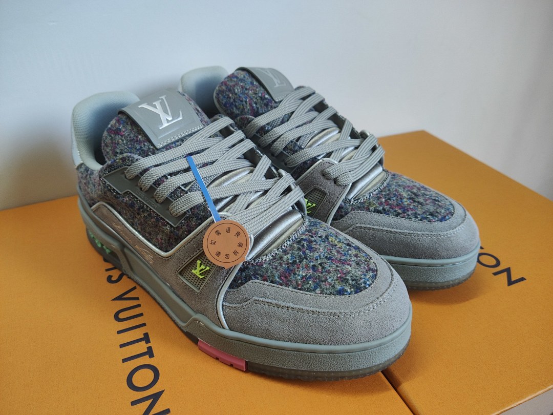Louis Vuitton LV Trainer Grey Multicolor - Image 3