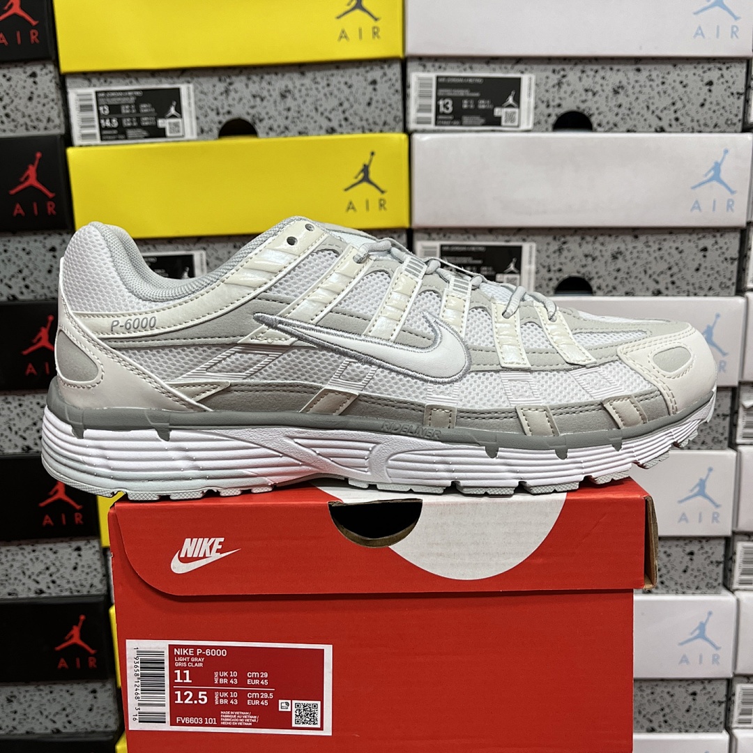 Nike P-6000 Summit White Pure Platinum